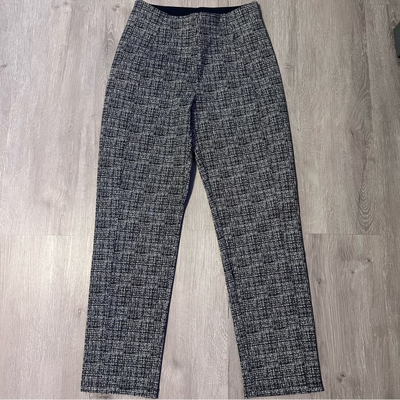 Liverpool Pants - Liverpool Black and White Straight Leg Office-Elegant Pants size 2